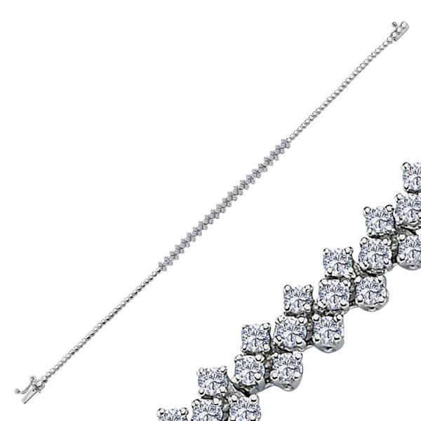 Wasserstraßen-Diamantarmband